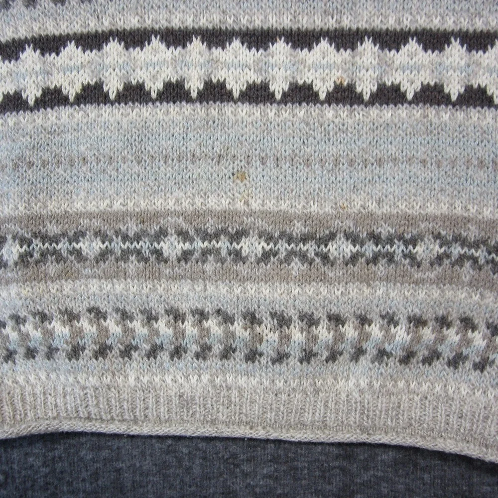 Woolrich Crewneck Sweater‎ S Nordic Striped Wool 90s Pullover Cozy Outdoor Hygge